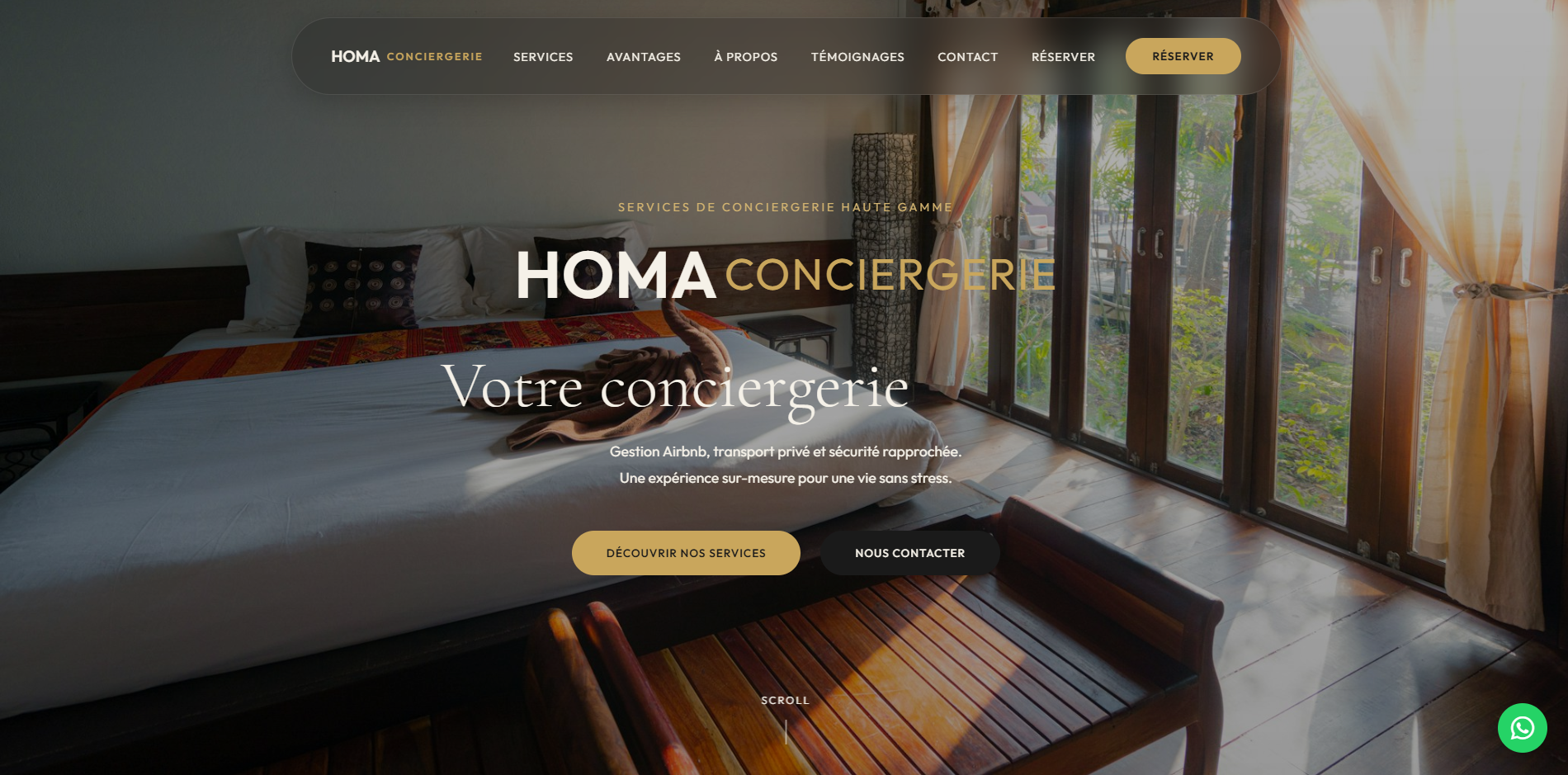 Homa conciergerie réalisé par Ancor Agency